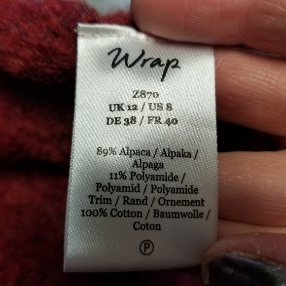 Wrap London 89% alpaca fluffy soft cardigan - Picture 4 of 11